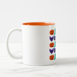 Halloween-Muster-Tasse Zweifarbige Tasse