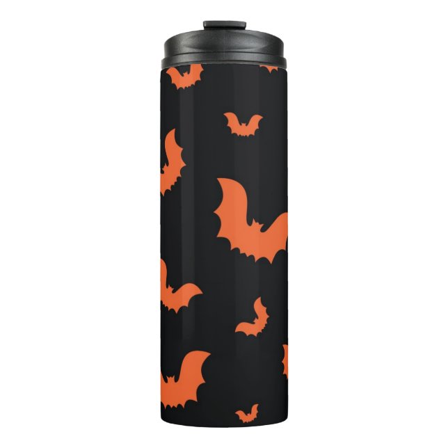Halloween-Muster Thermosbecher (Vorderseite)