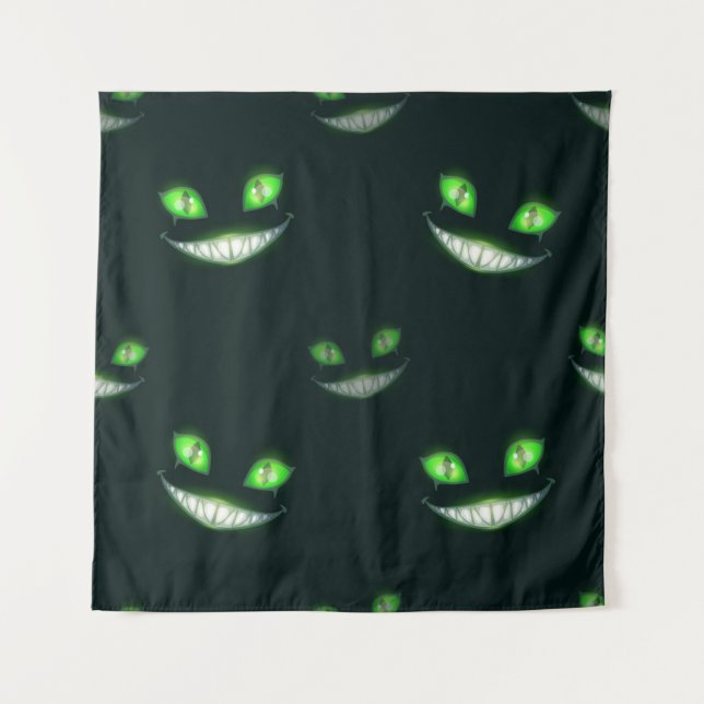Halloween-Muster Wandteppich (Vorderseite)