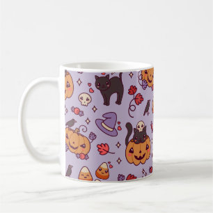 Halloween-Musterdekoration Kaffeetasse