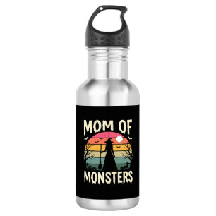 Halloween-Mutter der Monster Hexe Sonnenuntergang Edelstahlflasche