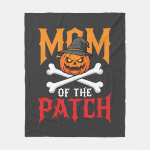 Halloween-Mutter des Patch-Kürbis-Hexe Fleecedecke