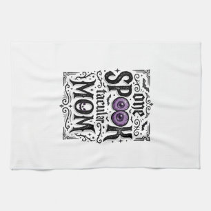 Halloween-Mutter Gruseliges Vintage-Stickerei-Shir Geschirrtuch