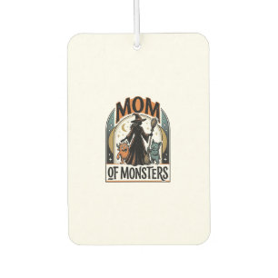 Halloween-Mutter-Shirt Gruseliges Monster-Familien Autolufterfrischer