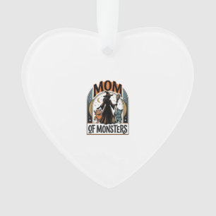 Halloween-Mutter-Shirt Gruseliges Monster-Familien Ornament