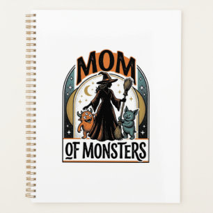 Halloween-Mutter-Shirt Gruseliges Monster-Familien Planer