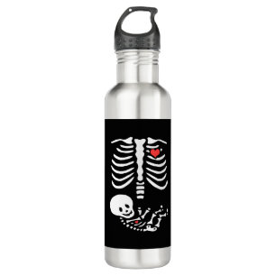 Halloween Müttershirt skelett Mutterschaft Edelstahlflasche