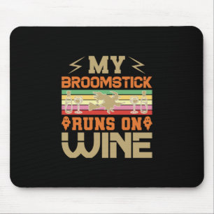 Halloween My Broomstick Mousepad
