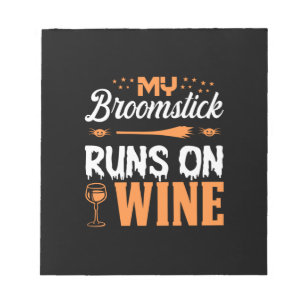 Halloween My Broomstick Notizblock