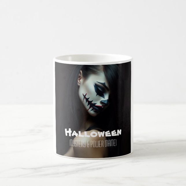 Halloween Mystery & Power Personalisierte Mug Verwandlungstasse (Mittel)