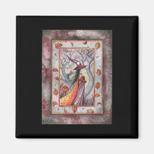 Halloween Mystic Witch von Molly Harrison Magnet