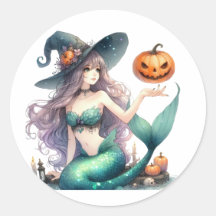Halloween Mystical Mermaid Girl