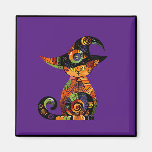 Halloween/mystisch/Katze/Fall Magnet