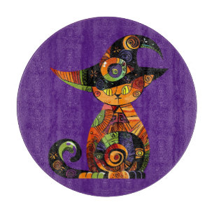 Halloween/mystisch/Katze/Fall Schneidebrett