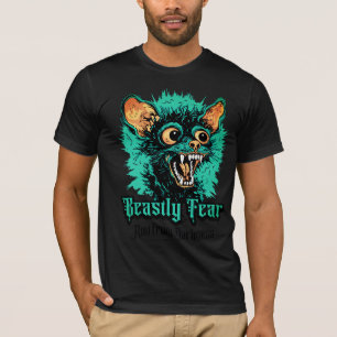 Halloween-Nacht bestialische Angst T-Shirt
