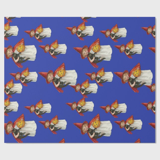 Halloween-Nacht Geschenkpapier (Flach)