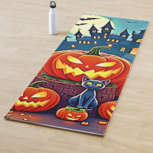 Halloween-Nacht: Gruselige Kunstspaß Yogamatte