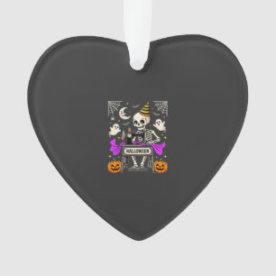 Halloween Nähen Skelett Gruseliger Geist Kürbis Nä Ornament