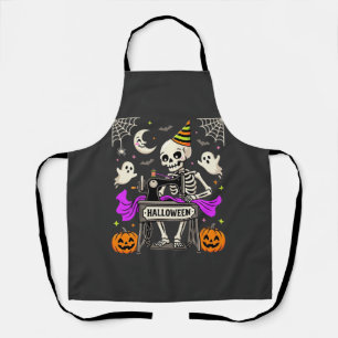 Halloween Nähen Skelett Gruseliger Geist Kürbis Nä Schürze