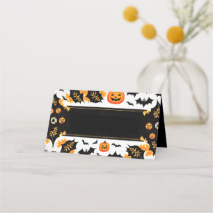 Halloween Name Platzkarte