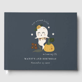 Halloween Navy Ghost Little Boo Jedes Alter Geburt Gästebuch