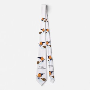 Halloween Neck Tie Hexenkürbis Krawatte