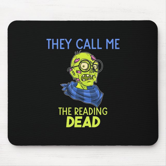 Halloween nennt man mich Reading Mousepad (Vorne)