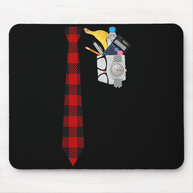 Halloween Nerd Costume T Shirt Funny Geek Xo4u Ori Mousepad (Vorne)