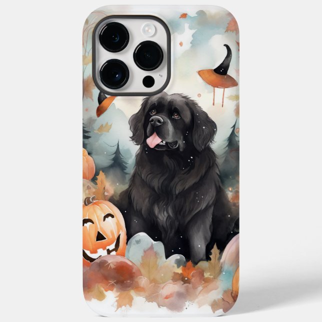 Halloween Neufundland mit Pumpkins Beängstigend Case-Mate iPhone 14 Pro Max Hülle (Rückseite)