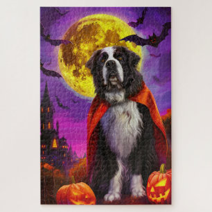 Halloween Neufundland Vampir Kürbisse Gruselig