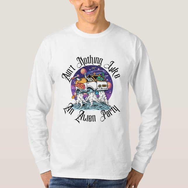 Halloween | Nichts ist wie ein Alien-Party T-Shirt (Vorderseite)