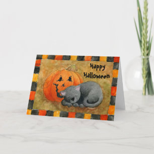 Halloween-Nickerchen Karte