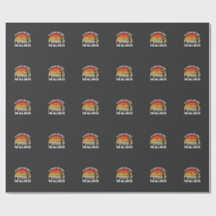 Halloween Nie Zu Früh Vintage Sonnenuntergang Geschenkpapier