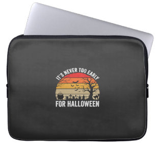 Halloween Nie Zu Früh Vintage Sonnenuntergang Laptopschutzhülle