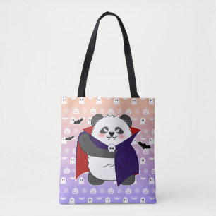 Halloween Niedlich Baby Panda Dracula Vampire Tasche
