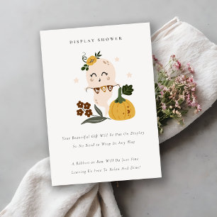 Halloween Niedlich Blush Ghost Boo Display Kinderd Begleitkarte