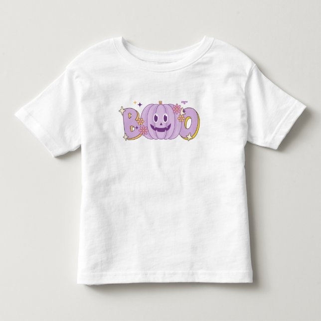 Halloween Niedlich Boo Pumpkin Kids T - Shirt (Vorderseite)