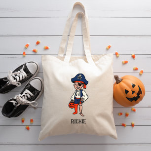 Halloween Niedlich Boy Pirate Trick oder Treat Can Tragetasche