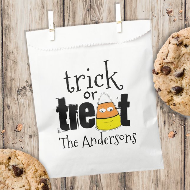 Halloween Niedlich Candy Corn Lächeln Trick oder T Geschenktütchen (Von Creator hochgeladen)