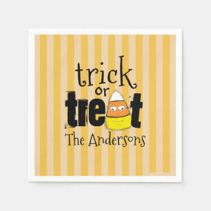 Halloween Niedlich Candy Mais Whimsical Funny Serviette