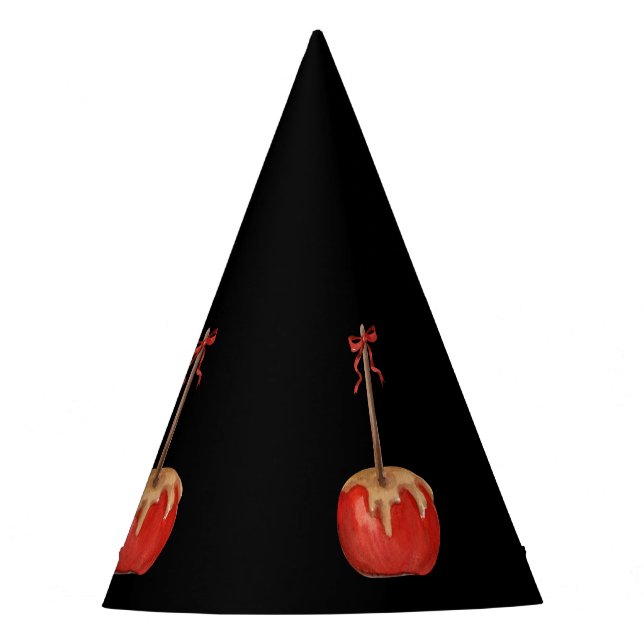 Halloween niedlich Carmel Apfelbuk Partyhütchen (Vorderseite)