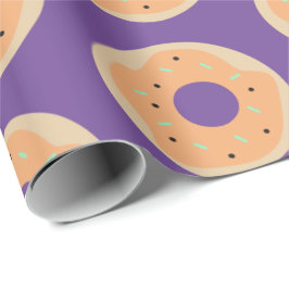 Halloween Niedlich Donuts Sprinkles Mattiert Geschenkpapier
