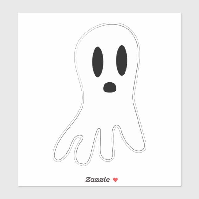 Halloween niedlich Ghost Aufkleber (Blatt)