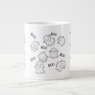 Halloween Niedlich Ghost-Boom-Muster Jumbo-Tasse