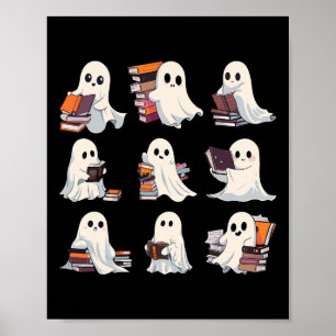 Halloween Niedlich Ghost mehr Bücher lesen Spooky Poster