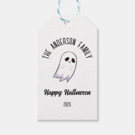 Halloween Niedlich Ghost Personalisierter Name Jah Geschenkanhänger