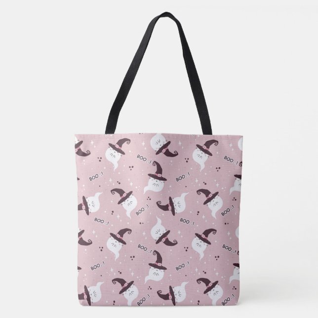 Halloween Niedlich Ghost Tote Bag Tasche (Vorderseite)
