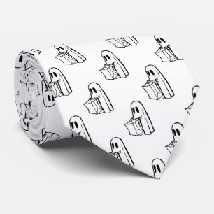 Halloween, Niedlich Ghost White, Trick oder Treat, Krawatte