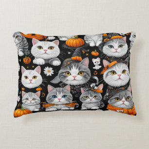 halloween niedlich Katzenkissen Dekokissen