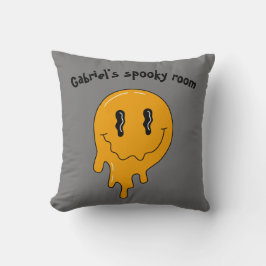 Halloween Niedlich Orange Geist ☜ zwei Seiten Kissen